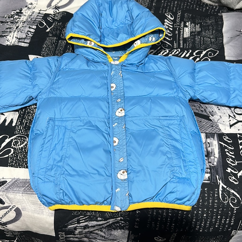 💙💛YEEHOO REVERSABLE DOWN JACKET 💙💛 - Picture 7 of 8